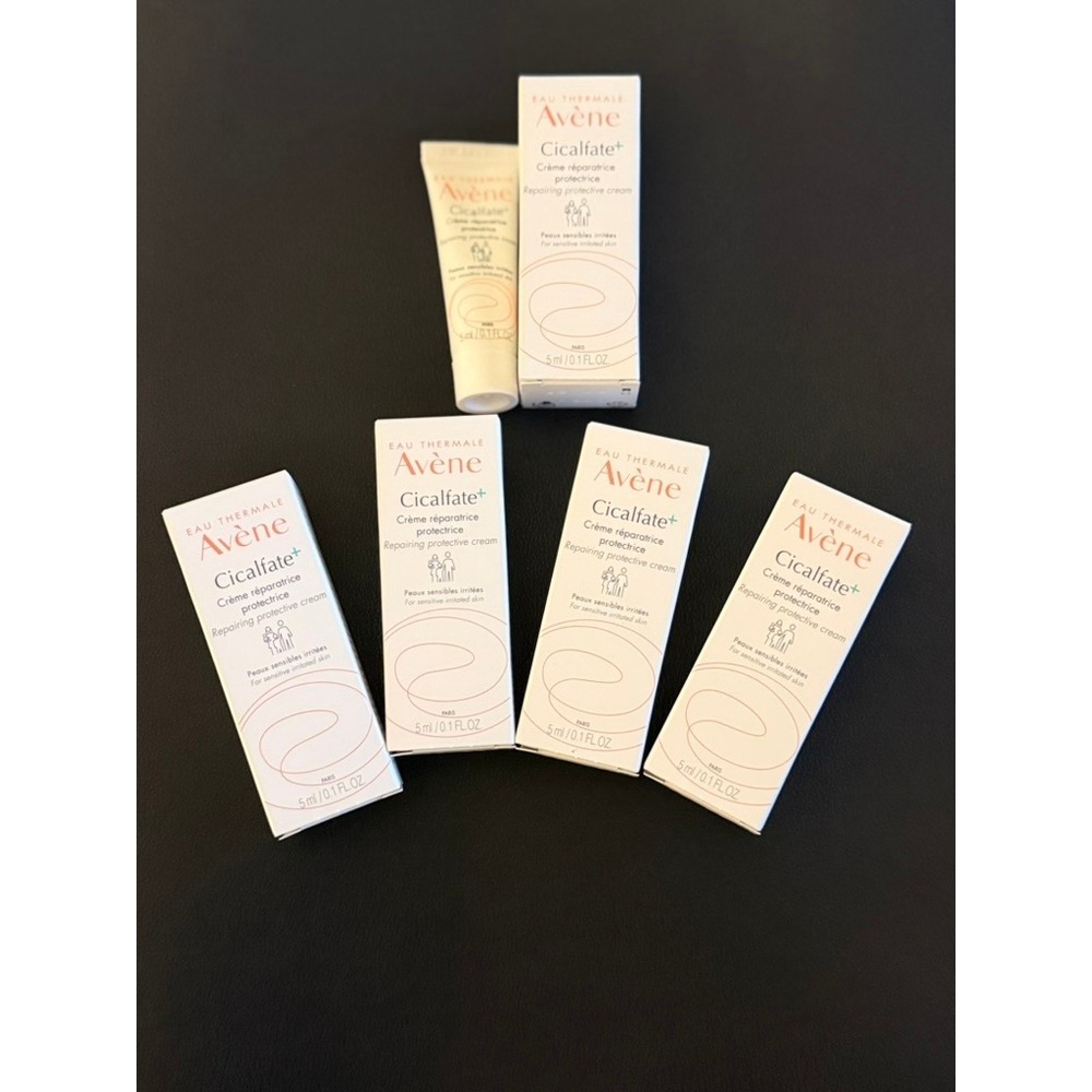 Avène Cicalfate+ Repairing Protective Cream 5 mL Lot of 5 Sensitive Skin